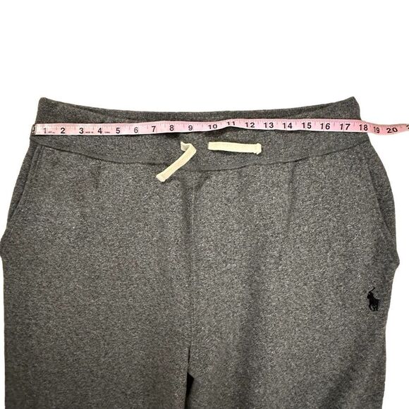 Polo Ralph Lauren ~ Grey Melange Sweatpants ~ drawstring waist and hem ~ sz XL - Picture 8 of 13